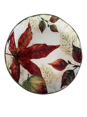 Pier 1 Fall Leaf Plates Set of 6